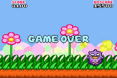 Flower Power (Game Boy Advance) screenshot: Koffing emits horrible gas when touched, run for it butterfree.