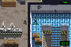 Tom Clancy's Rainbow Six: Rogue Spear (Game Boy Advance) screenshot: The way is blocked and you must find another way around