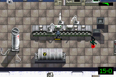 Tom Clancy's Rainbow Six: Rogue Spear (Game Boy Advance) screenshot: These big tankers do not explode when shot at