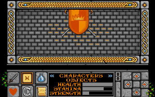Death Bringer (Amiga) screenshot: Statistics