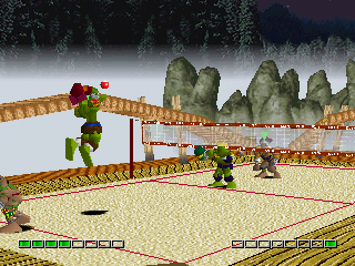Chō Sentō Kyūgi Van Borg (PlayStation) screenshot: "Blanka's" home?