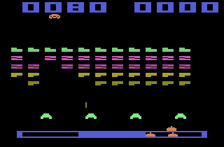 INV (Atari 2600) screenshot: Player two playing.
