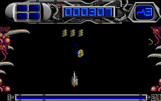 Dominator (Atari ST) screenshot: Incoming enemies