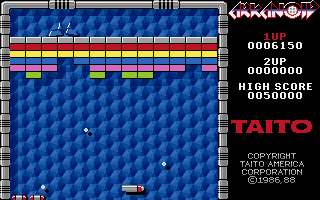 Arkanoid (Apple IIgs) screenshot: Three balls at once