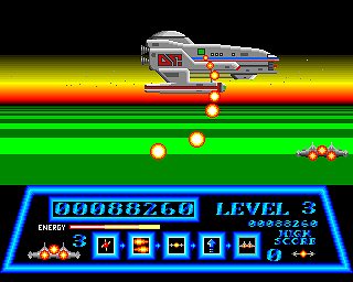 T-Bird (Amiga) screenshot: Level 3 Boss