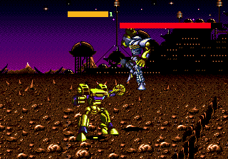 Cyborg Justice (Genesis) screenshot: Battle