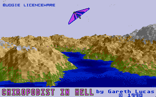 Chiropodist in Hell (Atari ST) screenshot: Title screen