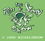 The Ren & Stimpy Show: Space Cadet Adventures (Game Boy) screenshot: Title screen