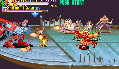 Battle Circuit (Arcade) screenshot: Welcome in JAPAN