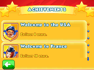 Uno & Friends (J2ME) screenshot: Achievements