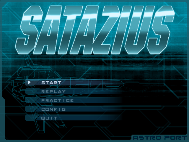 Satazius (Windows) screenshot: Title screen