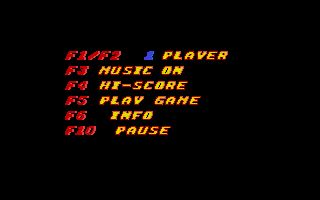 Glob (Atari ST) screenshot: The main menu