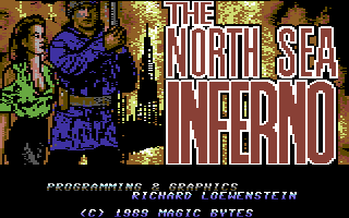 Persian Gulf Inferno (Commodore 64) screenshot: German title screen