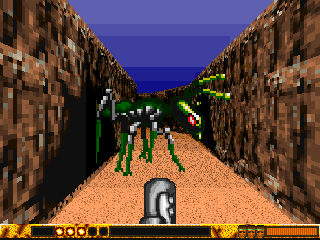 Did IT come from the desert? (Amiga) screenshot: Be careful!