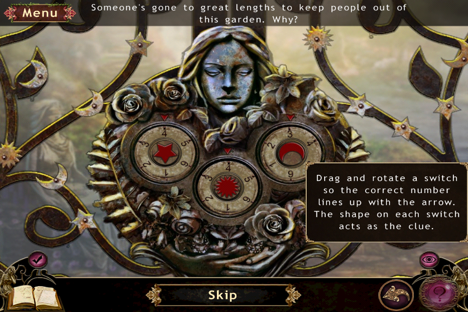Otherworld: Spring of Shadows (Collector's Edition) (iPhone) screenshot: A mini-game