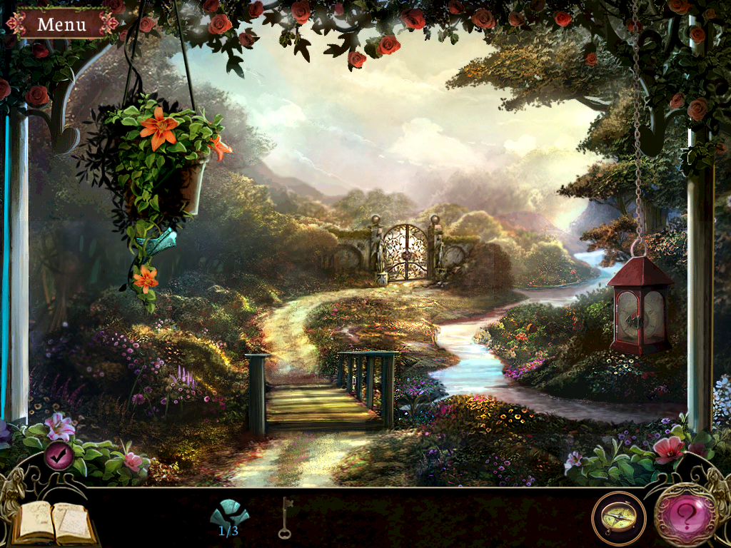 Otherworld: Spring of Shadows (Collector's Edition) (iPad) screenshot: On the path outside