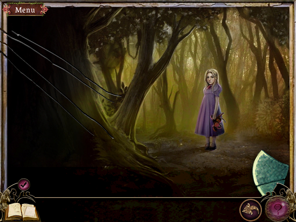 Otherworld: Spring of Shadows (Collector's Edition) (iPad) screenshot: Looking closer at the painting over the fireplace