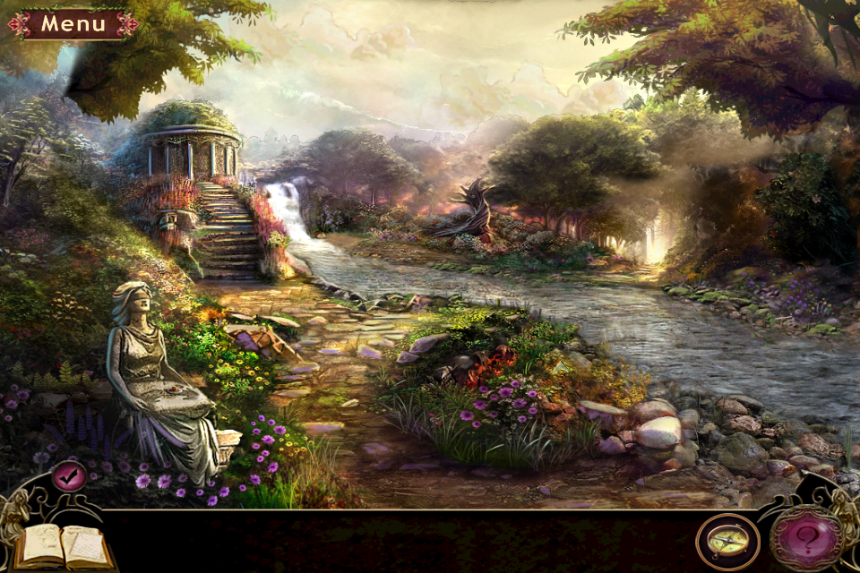 Otherworld: Spring of Shadows (Collector's Edition) (iPhone) screenshot: In the garden