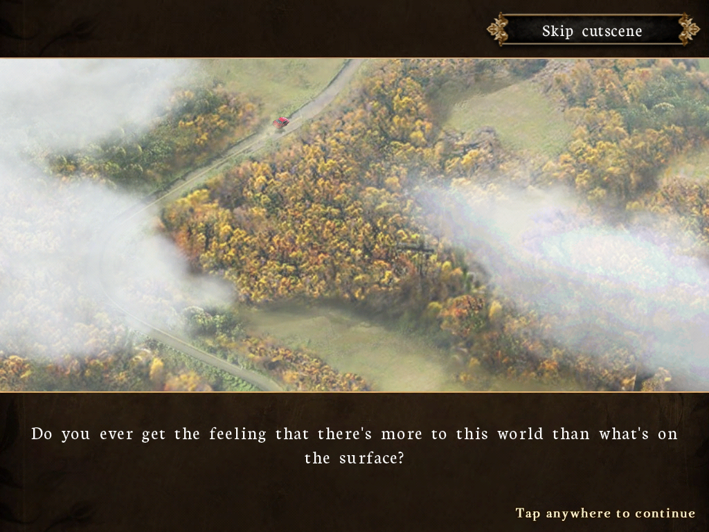Otherworld: Spring of Shadows (Collector's Edition) (iPad) screenshot: Opening cut-scene