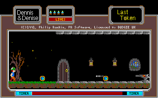 Dennis & Denise (Atari ST) screenshot: Starting level one.