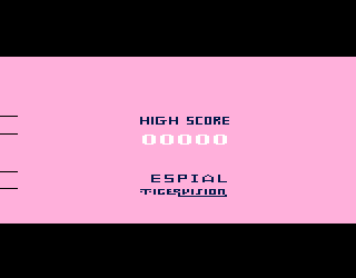 Espial (Atari 2600) screenshot: Title screen