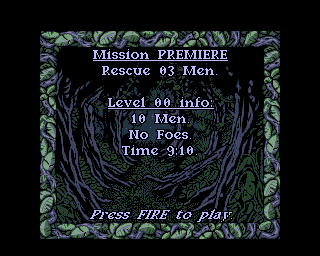 Troddlers (Amiga) screenshot: Level objective