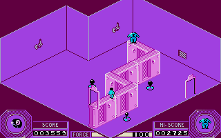 Mission (Atari ST) screenshot: Try to not fall...