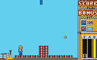 High Steel (Amiga) screenshot: Start of level 3