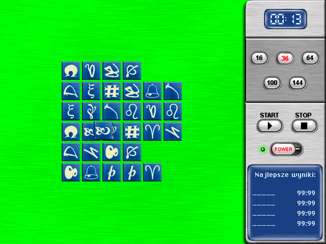 Dyslektyk 2 (Windows) screenshot: Shifting puzzle