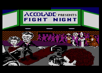 Fight Night (Atari 8-bit) screenshot: Loading screen
