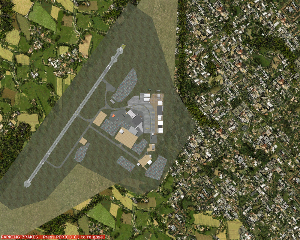 GB Airports (Windows) screenshot: Luton - Top-down overview