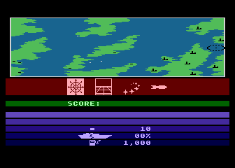 Final Legacy (Atari 8-bit) screenshot: The hub; choose your mode