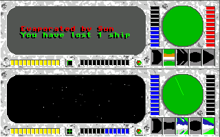 Galactic Invasion (Amiga) screenshot: It was a sun apparently