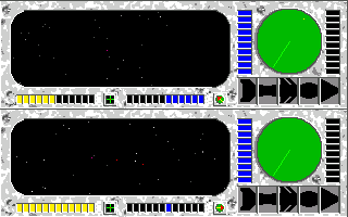 Galactic Invasion (Amiga) screenshot: Starting out