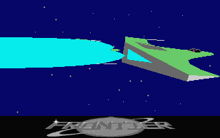 Frontier: Elite II (Atari ST) screenshot: Enemy are incomming and...