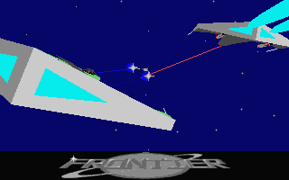 Frontier: Elite II (Atari ST) screenshot: ... attack me.