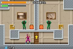 Ninja Five-O (Game Boy Advance) screenshot: One of the many side rooms in the game