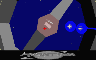 Frontier: Elite II (Atari ST) screenshot: Space 2001