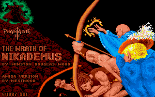 Phantasie III: The Wrath of Nikademus (Amiga) screenshot: Title screen