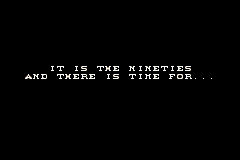 Marble Madness / Klax (Game Boy Advance) screenshot: Klax: this intro text is kept in for retro effect.