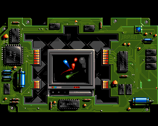 Devious Designs (Amiga) screenshot: Computer level