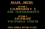 Desert Strike: Return to the Gulf (Lynx) screenshot: Main menu