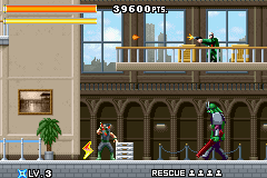 Ninja Five-O (Game Boy Advance) screenshot: These enemies take more shots to kill
