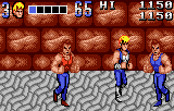 Double Dragon (Lynx) screenshot: Uh-oh. Double teamed.