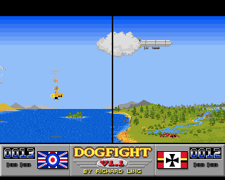 Dogfight (Amiga) screenshot: Sudden death