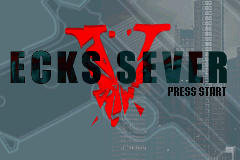 Ecks vs. Sever (Game Boy Advance) screenshot: Title screen