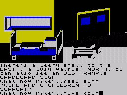 Spy-Trek Adventure (ZX Spectrum) screenshot: How can I make that easier for him?