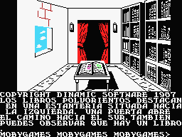 Don Quijote (MSX) screenshot: Library