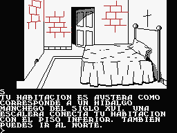 Don Quijote (MSX) screenshot: Bedroom