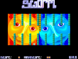 Sworm (Atari ST) screenshot: Level 5: move carefully now!